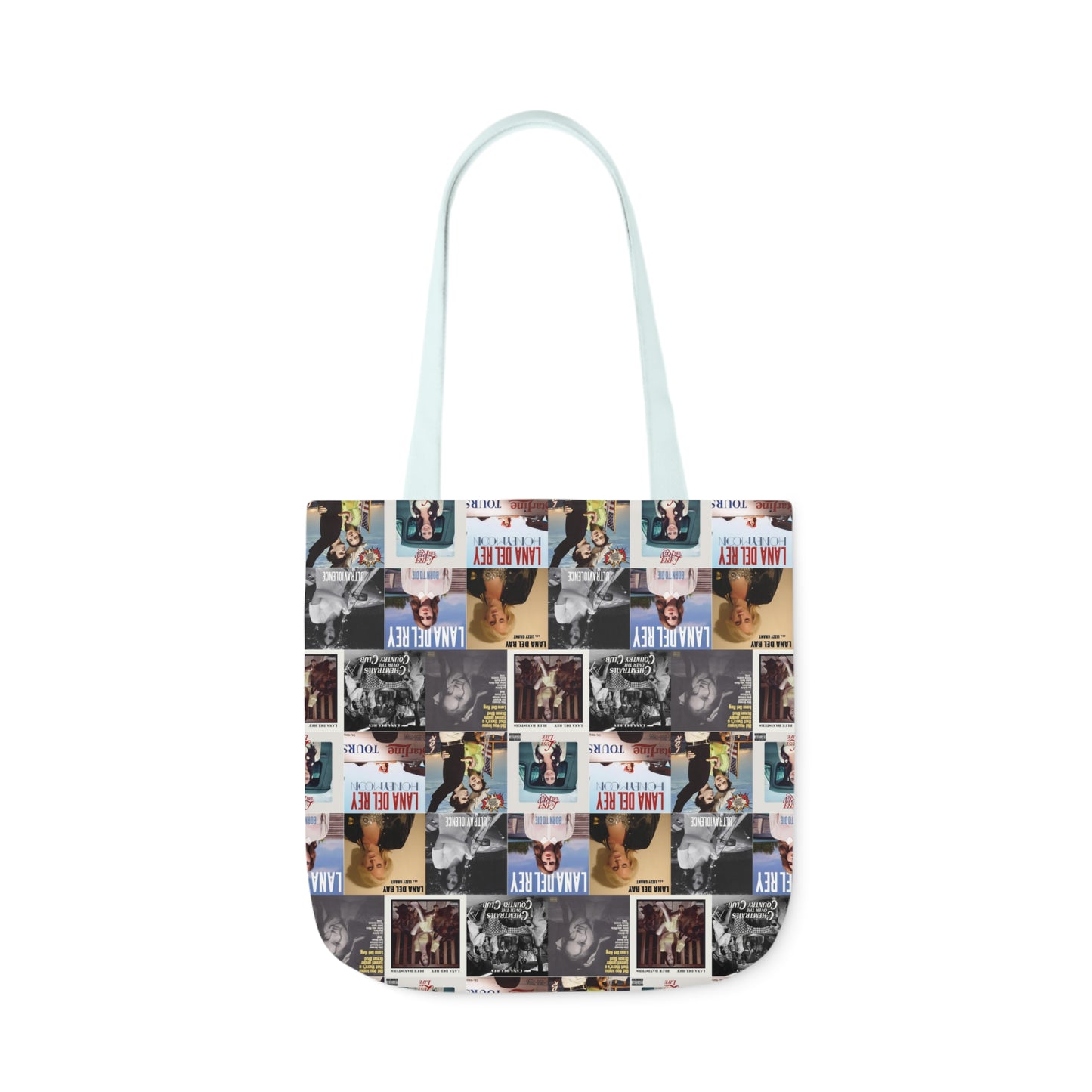 Lana Del Rey Album Cover Collage Polyester Canvas Tote Bag