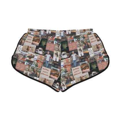 Morgan Wallen Darling You're Different Collage Women's Relaxed Shorts