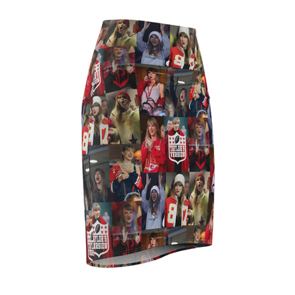 Taylor Swift Chiefs Fan Taylor's Version Women's Pencil Skirt