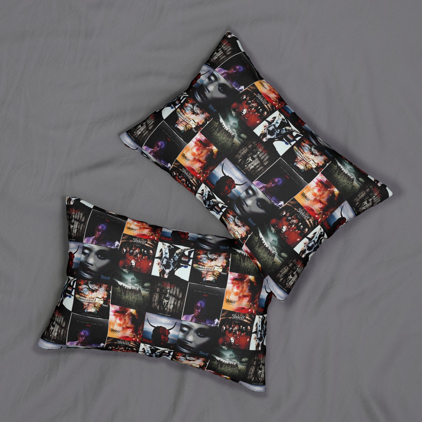 Slipknot Album Art Collage Polyester Lumbar Pillow