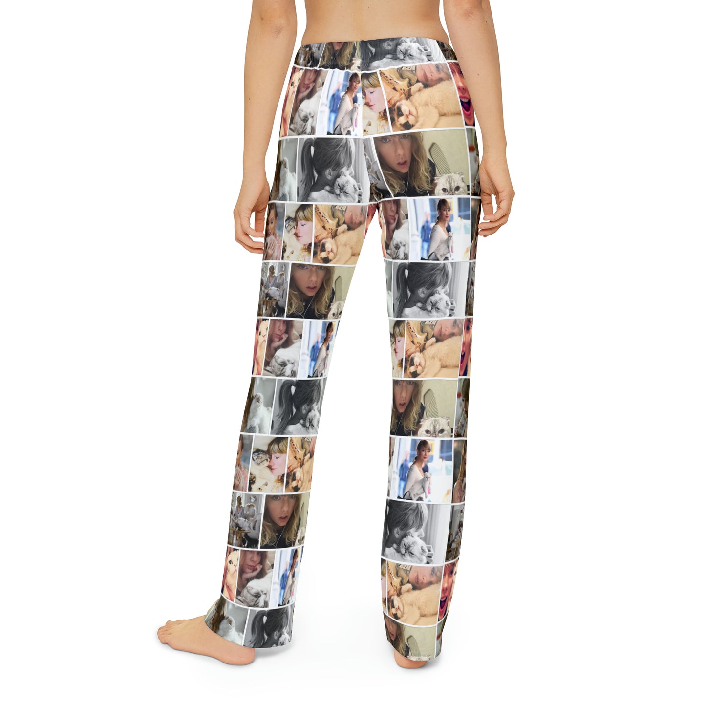 Taylor Swift's Cats Collage Pattern Kids Pajama Pants