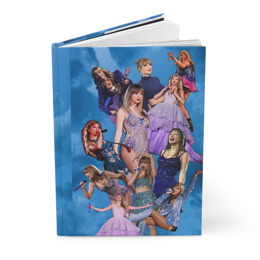 Taylor Swift Blue Skies Collage Hardcover Journal