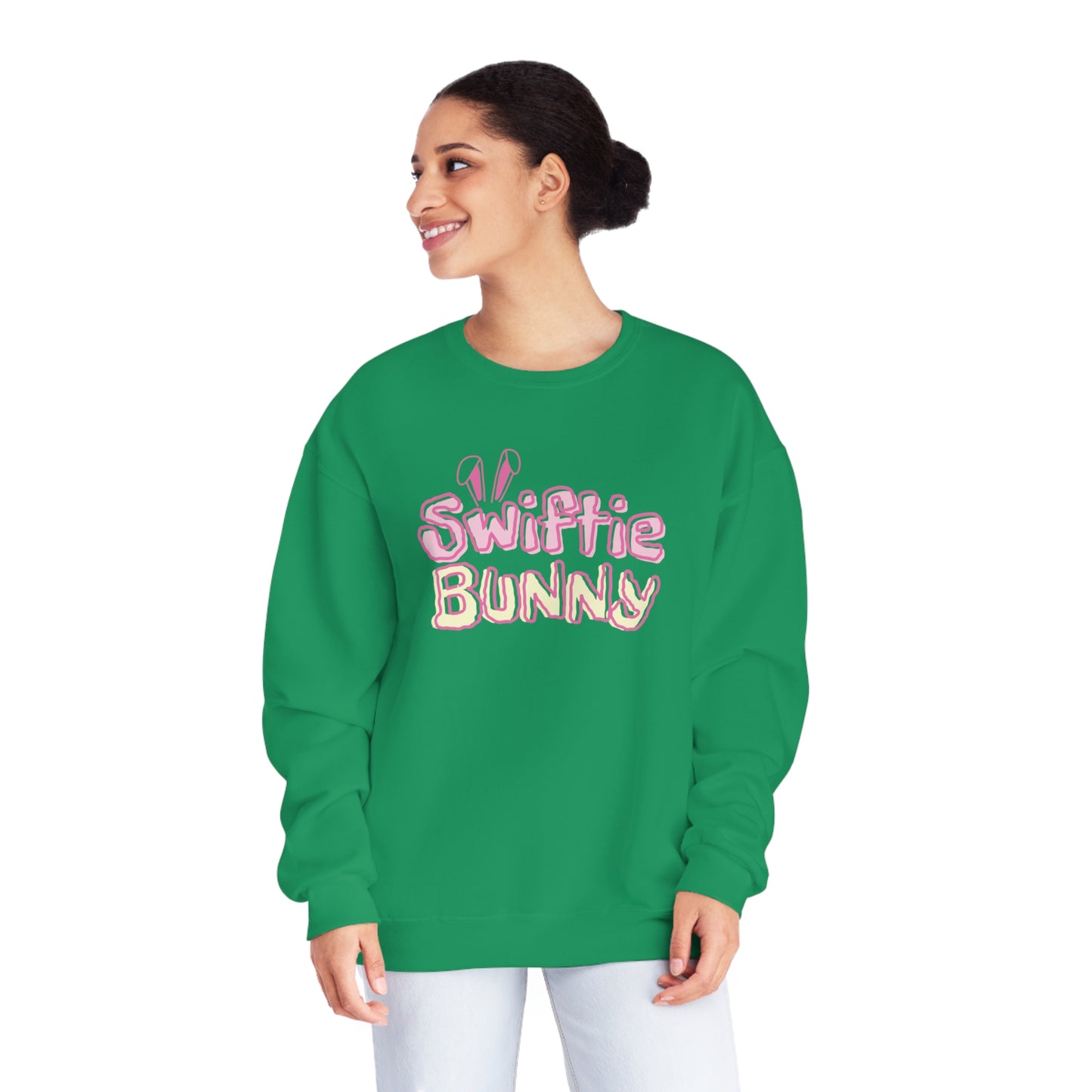 Taylor Swift Easter Swiftie Bunny Unisex NuBlend Crewneck Sweatshirt