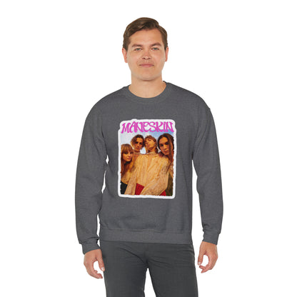 Måneskin Group Photo Unisex Heavy Blend Crewneck Sweatshirt