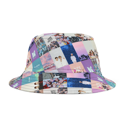 BTS Pastel Aesthetic Collage Bucket Hat