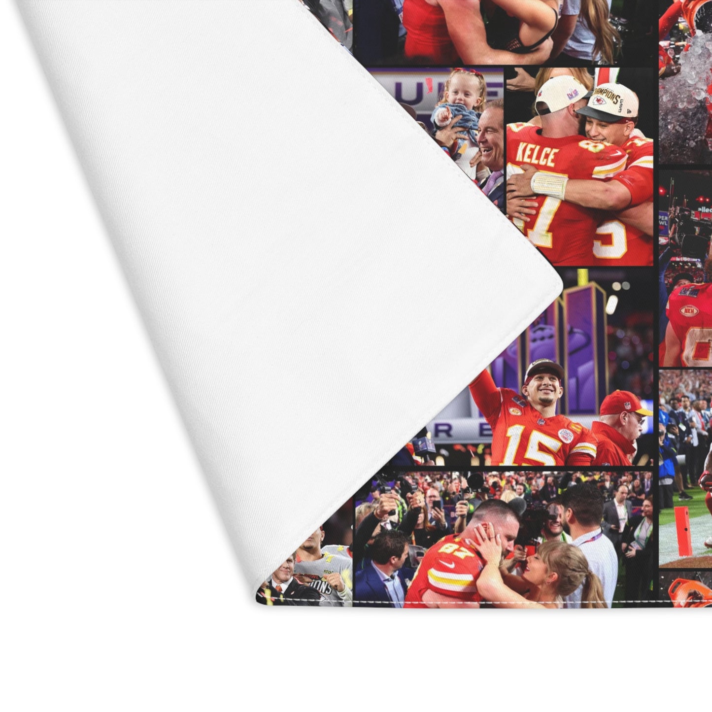 Kansas City Chiefs Superbowl LVIII Championship Victory Collage Placemat
