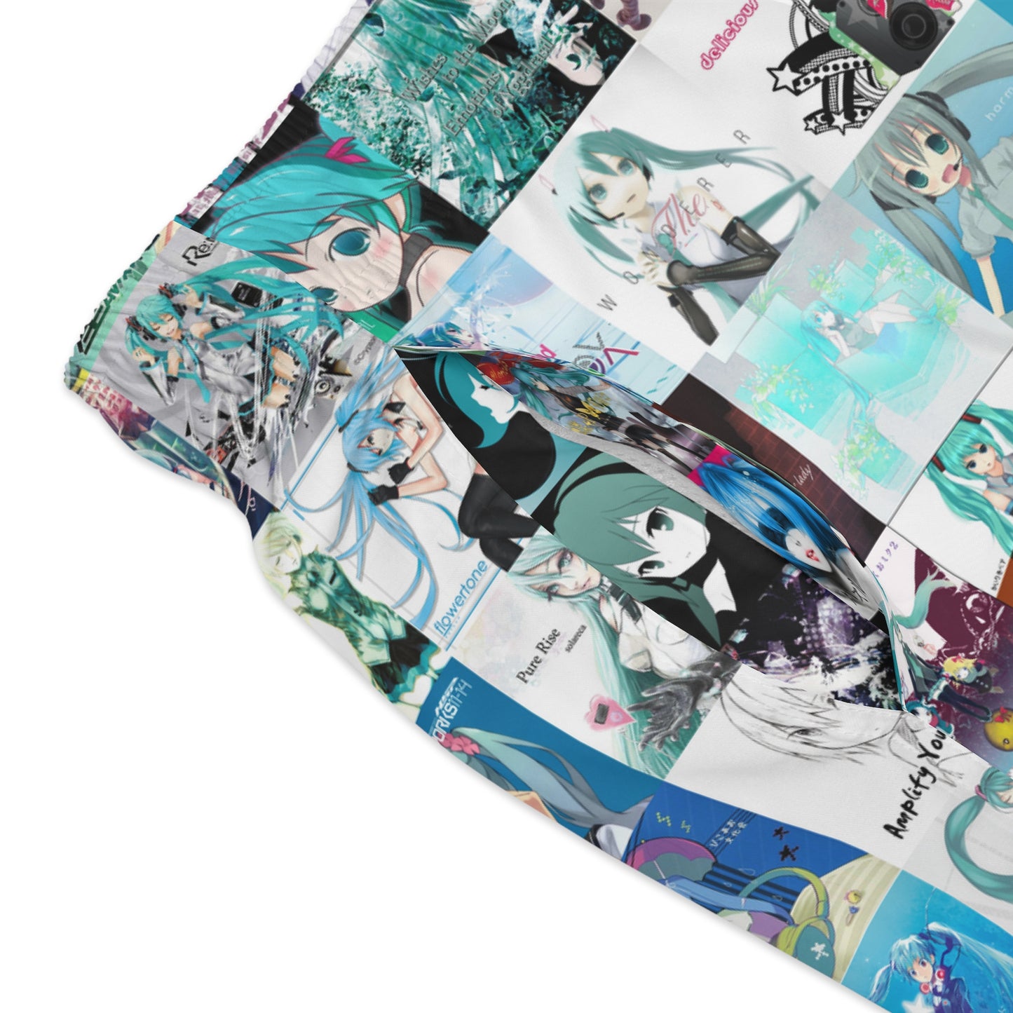 Hatsune Miku Album Cover Collage Men's Swim Trunks