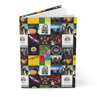 Queen Album Cover Collage Hardcover Journal