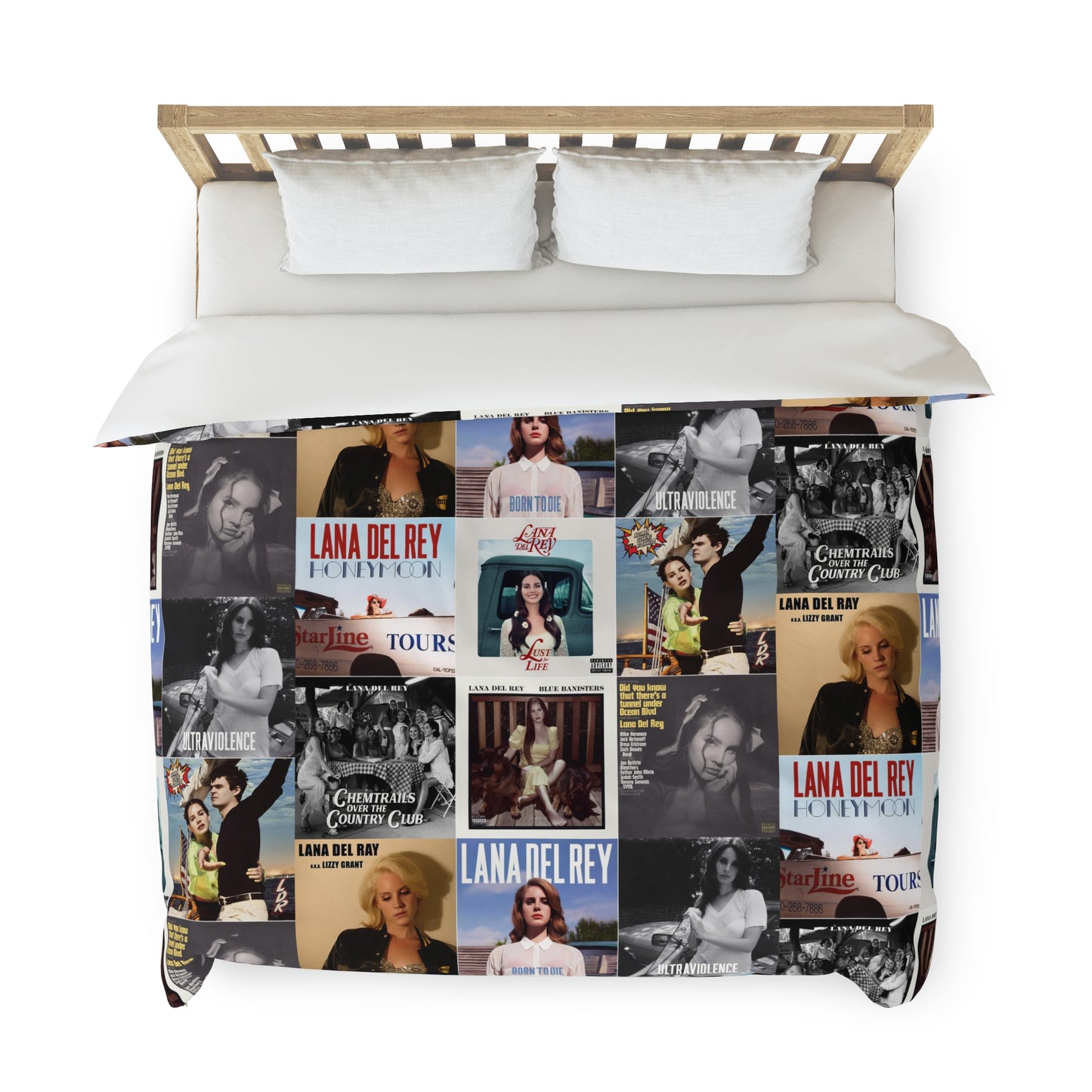 Lana Del Rey Album Cover Collage Duvet Cover