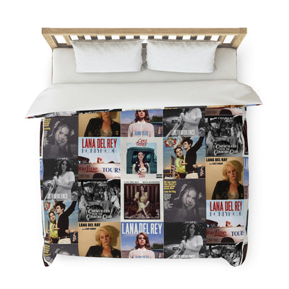 Lana Del Rey Album Cover Collage Duvet Cover