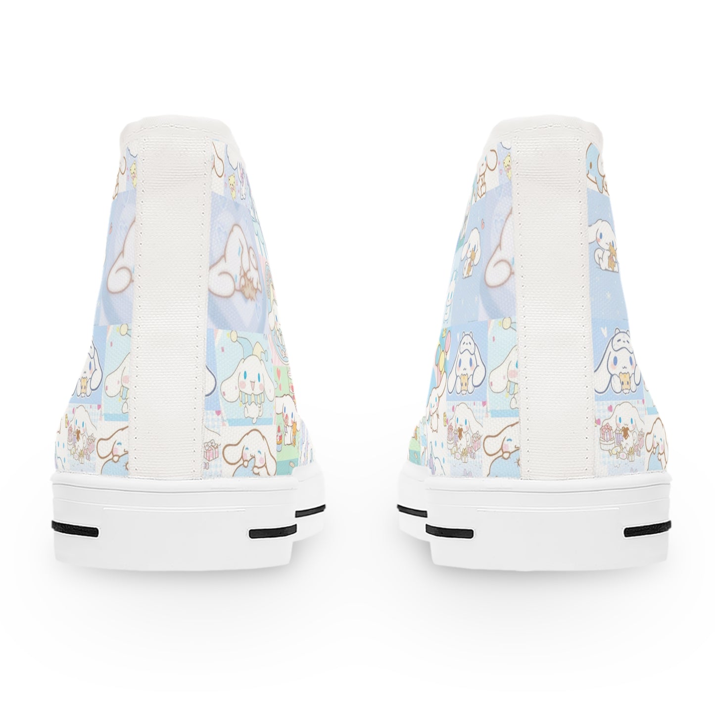 Cinnamoroll Cartoon Collage Women's High Top Sneakers