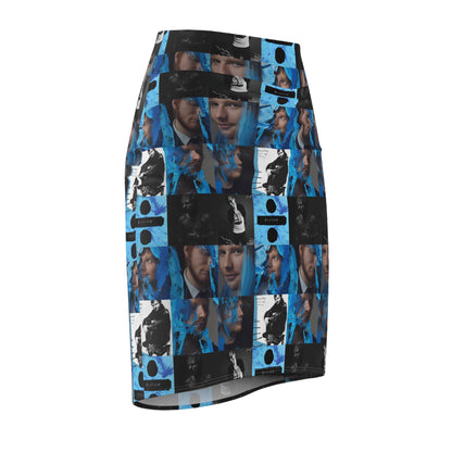 Ed Sheeran Divide Mosaic Women's Pencil Skirt