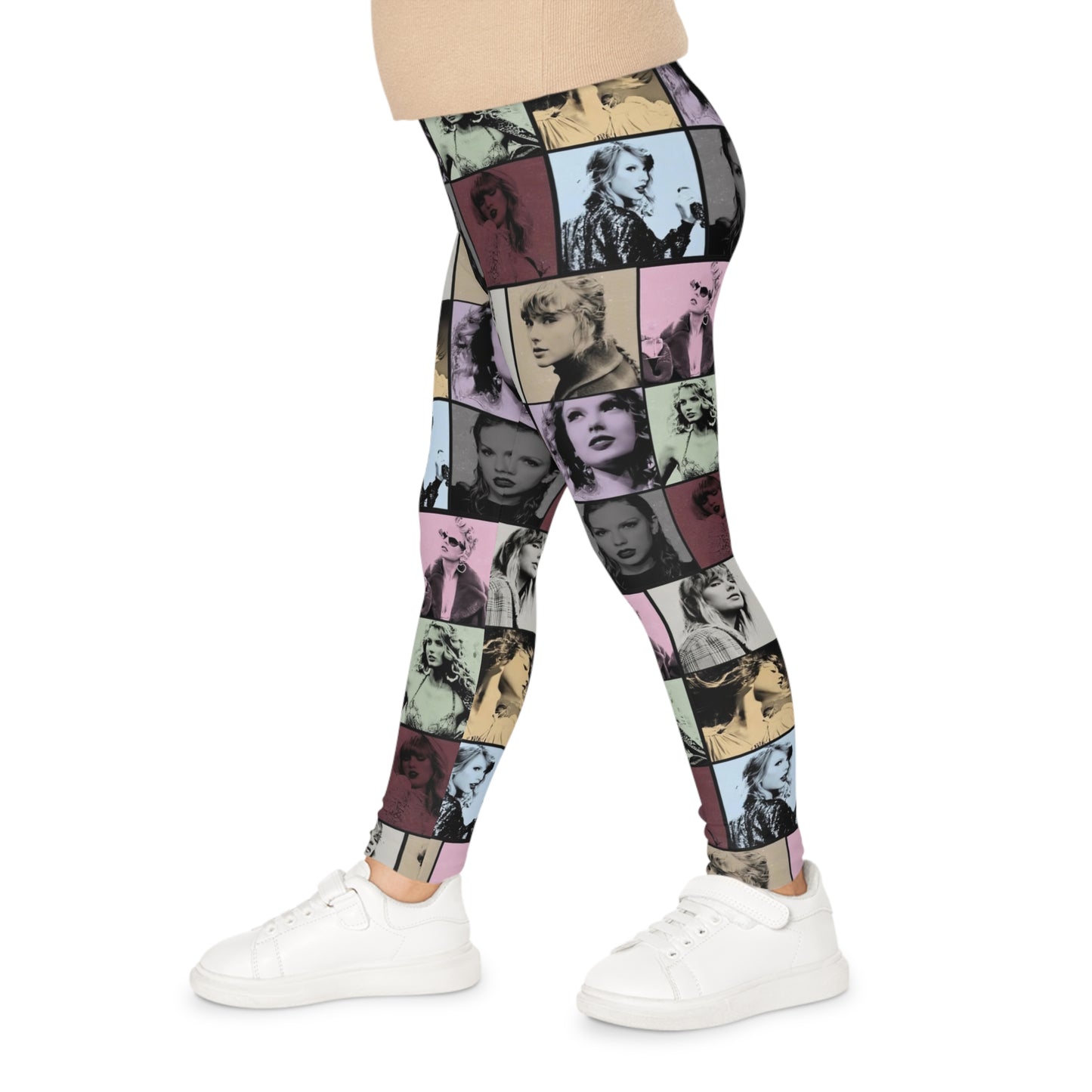 Taylor Swift Eras Collage Kids Leggings