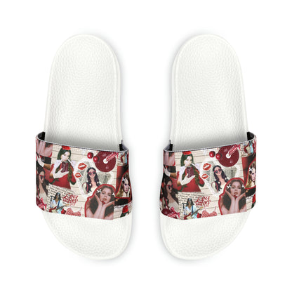 Lana Del Rey Cherry Coke Collage Men's Slide Sandals