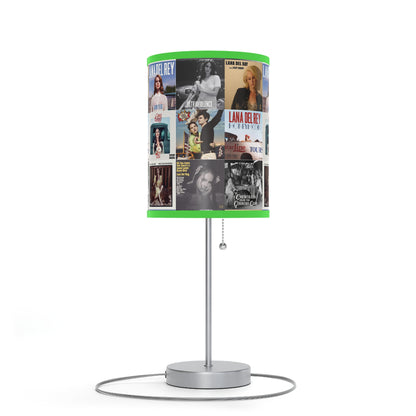 Lana Del Rey Album Cover Collage Lamp on a Stand