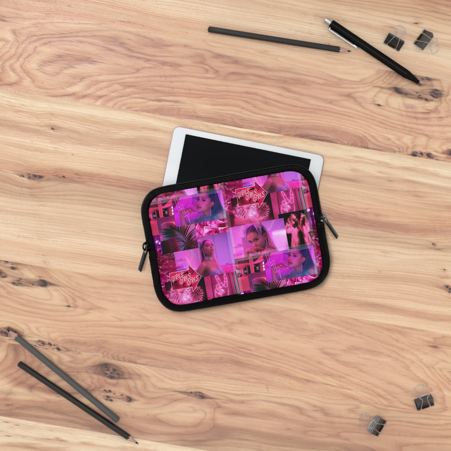 Ariana Grande 7 Rings Collage Laptop Sleeve