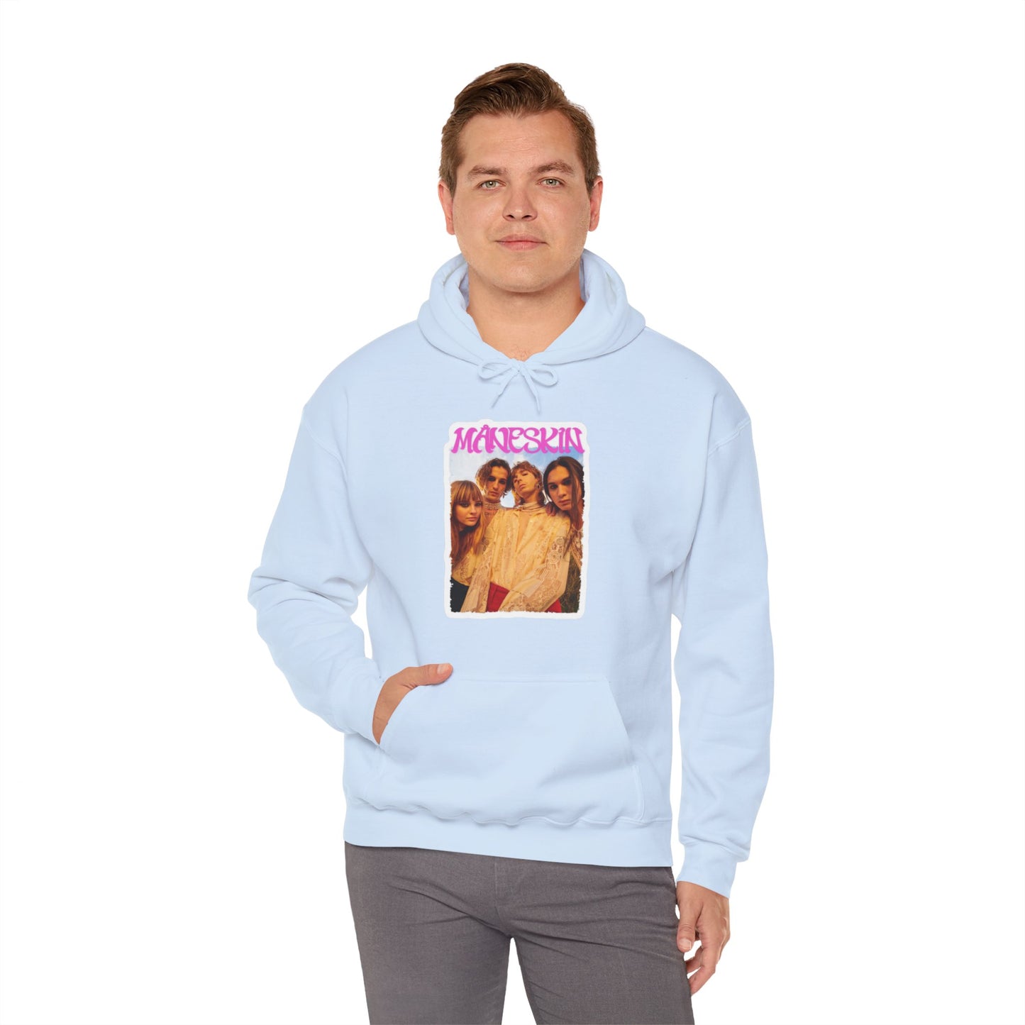 Måneskin Group Photo Unisex Heavy Blend Hooded Sweatshirt