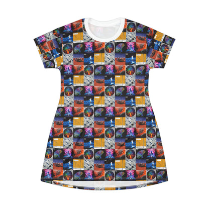 Muse Album Cover Collage T-Shirt Dress