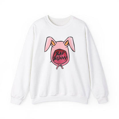 Bad Bunny Hoodie Logo Unisex Heavy Blend Crewneck Sweatshirt