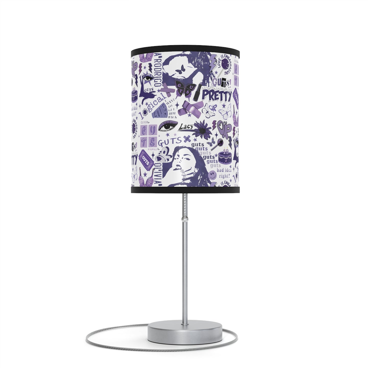 Olivia Rodrigo Guts Tour Collage Lamp on a Stand