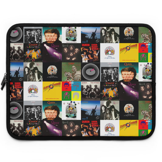 Queen Album Cover Collage Laptop Sleeve