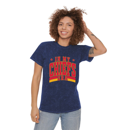 Taylor Swift In My Chiefs Era Unisex Mineral Wash Vintage Tee Shirt