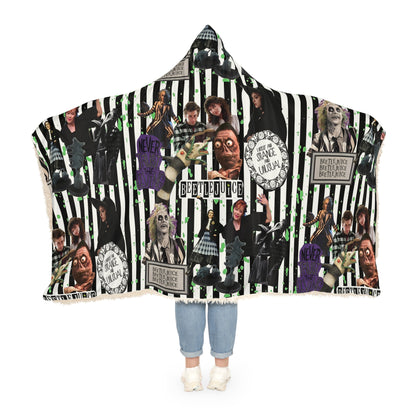 Beetlejuice Strange And Unusual Collage Snuggle Blanket