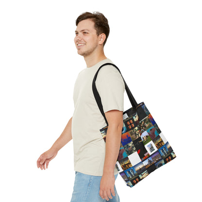 Pink Floyd Album Cover Collage Tote Bag