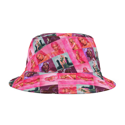 Doja Cat Hot Pink Mosaic Bucket Hat