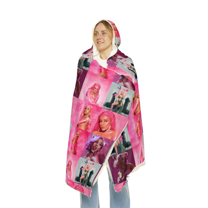 Doja Cat Hot Pink Mosaic Snuggle Blanket