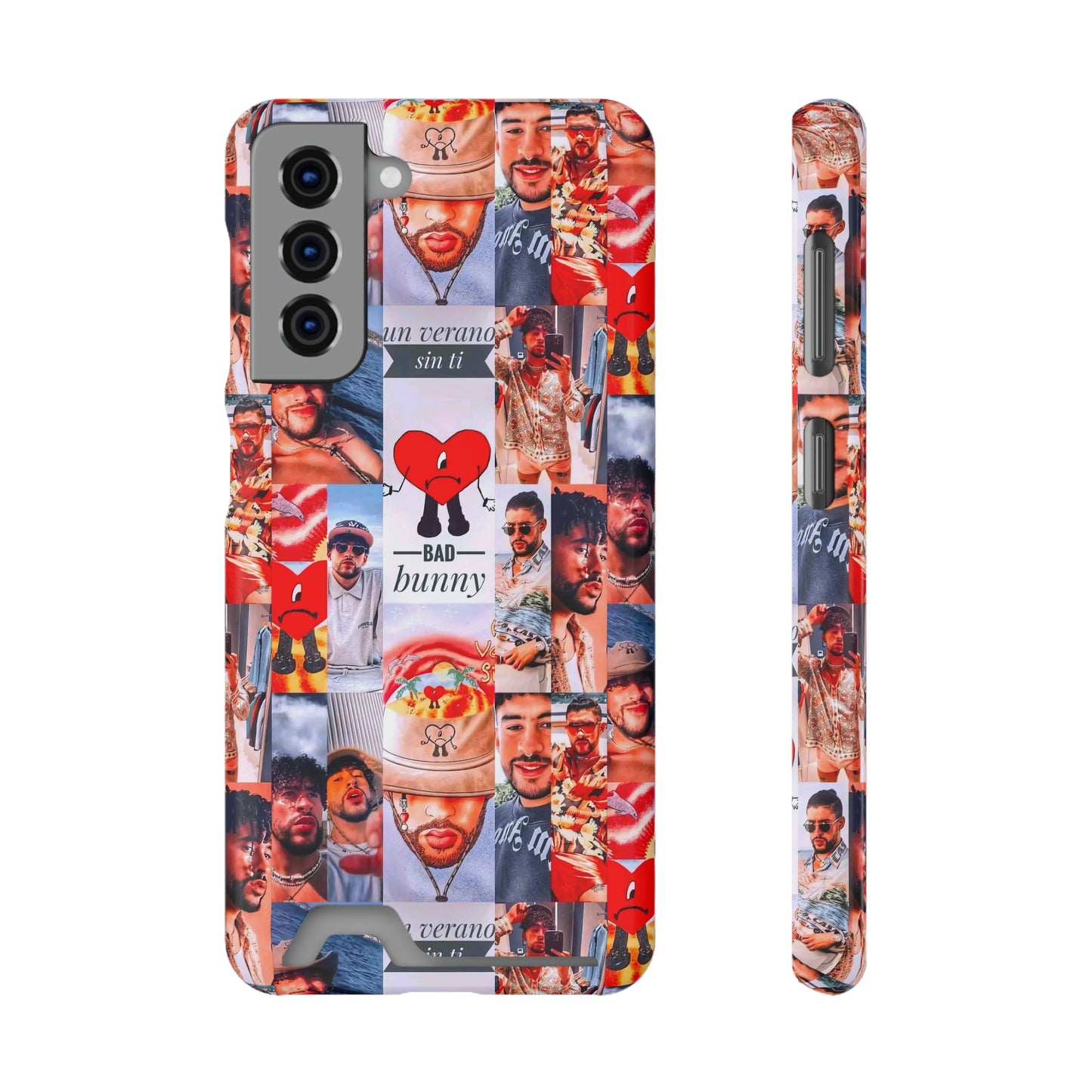 Bad Bunny Un Verano Sin Ti Photo Collage Phone Case With Card Holder