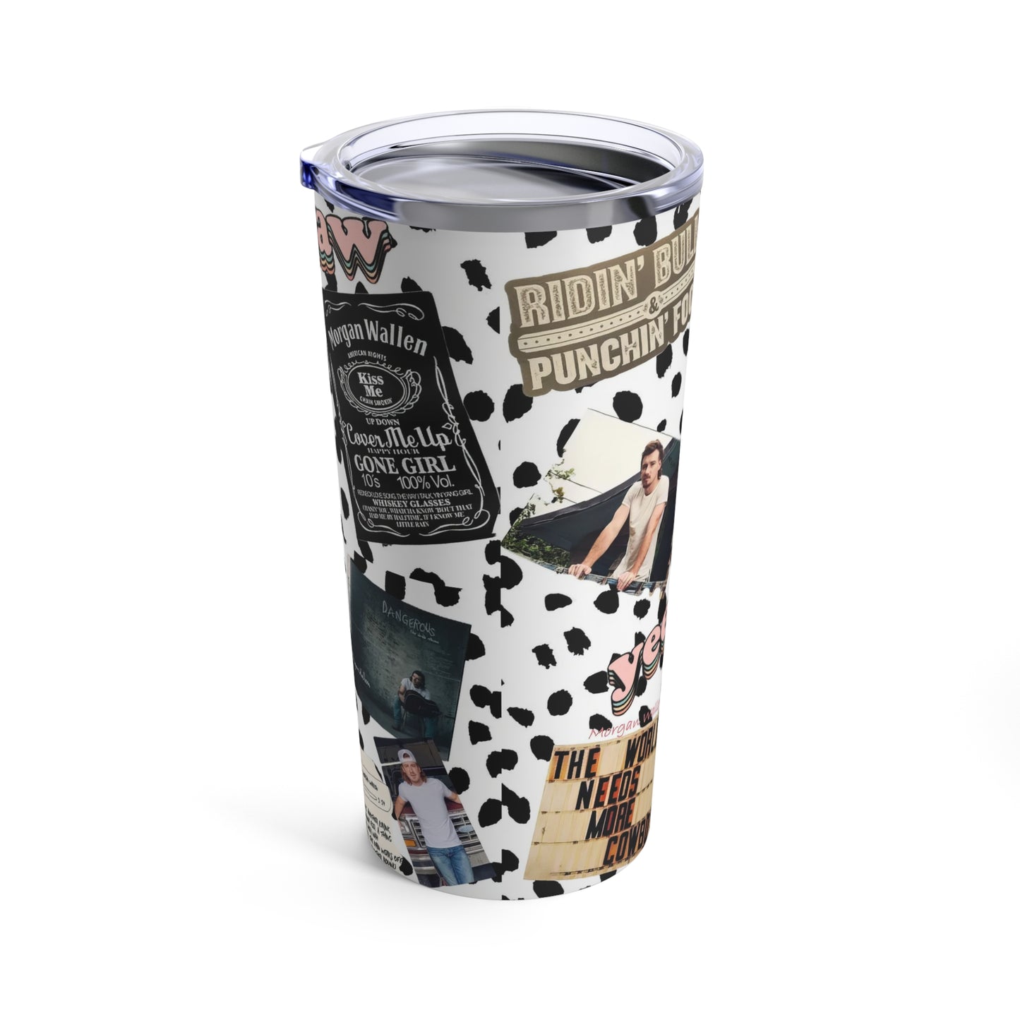 Morgan Wallen Yeehaw Collage Tumbler 20oz