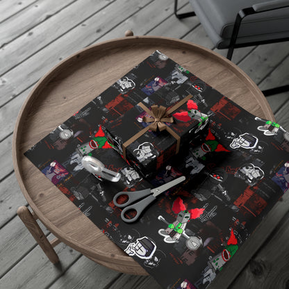 Madness Combat Dark Aesthetic Collage Gift Wrap Papers