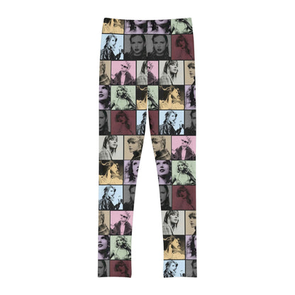 Taylor Swift Eras Collage Youth Leggings