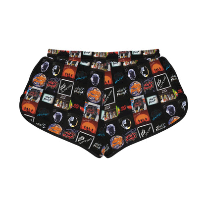 Daft Punk Album Cover Art Collage Women's Relaxed Shorts