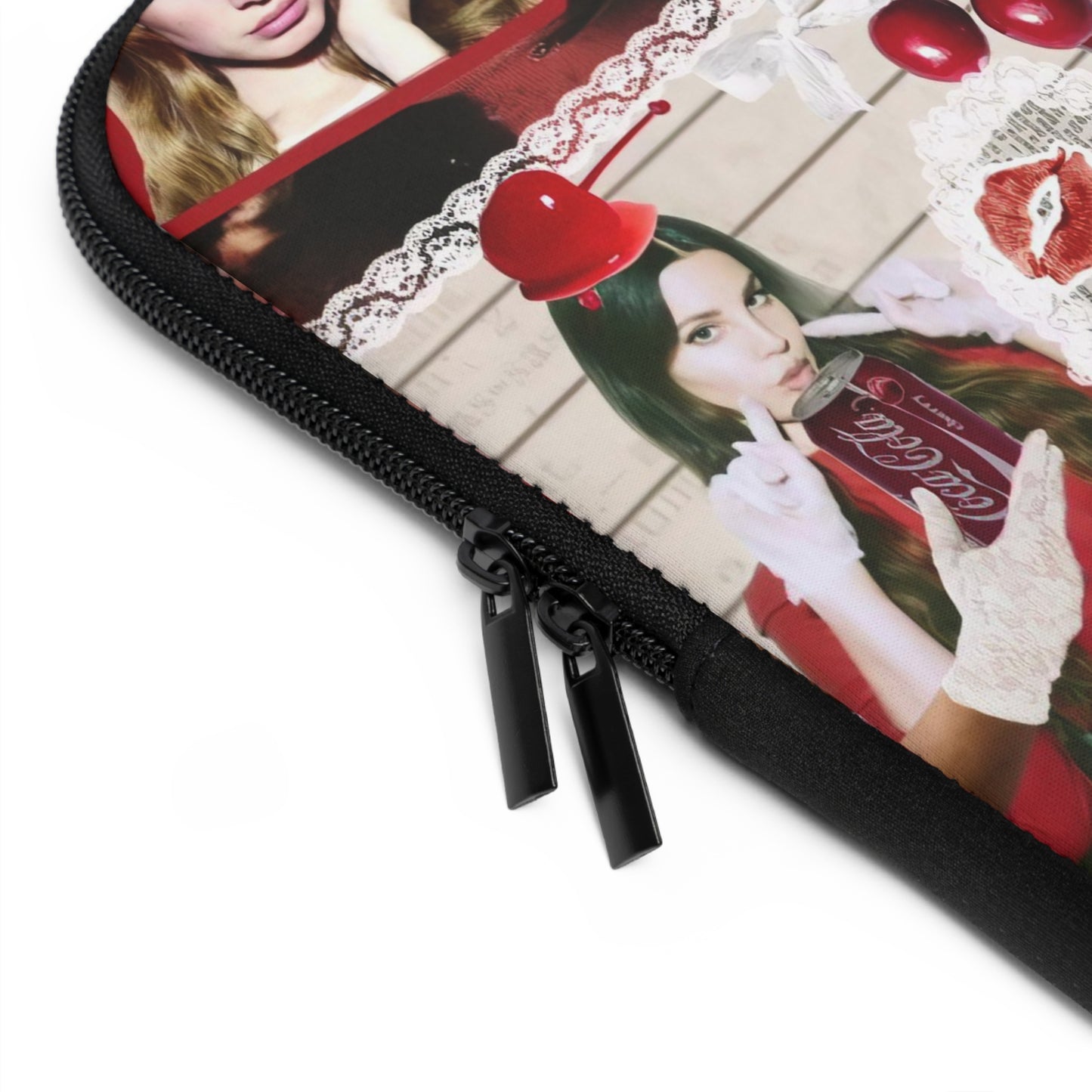 Lana Del Rey Cherry Coke Collage Laptop Sleeve