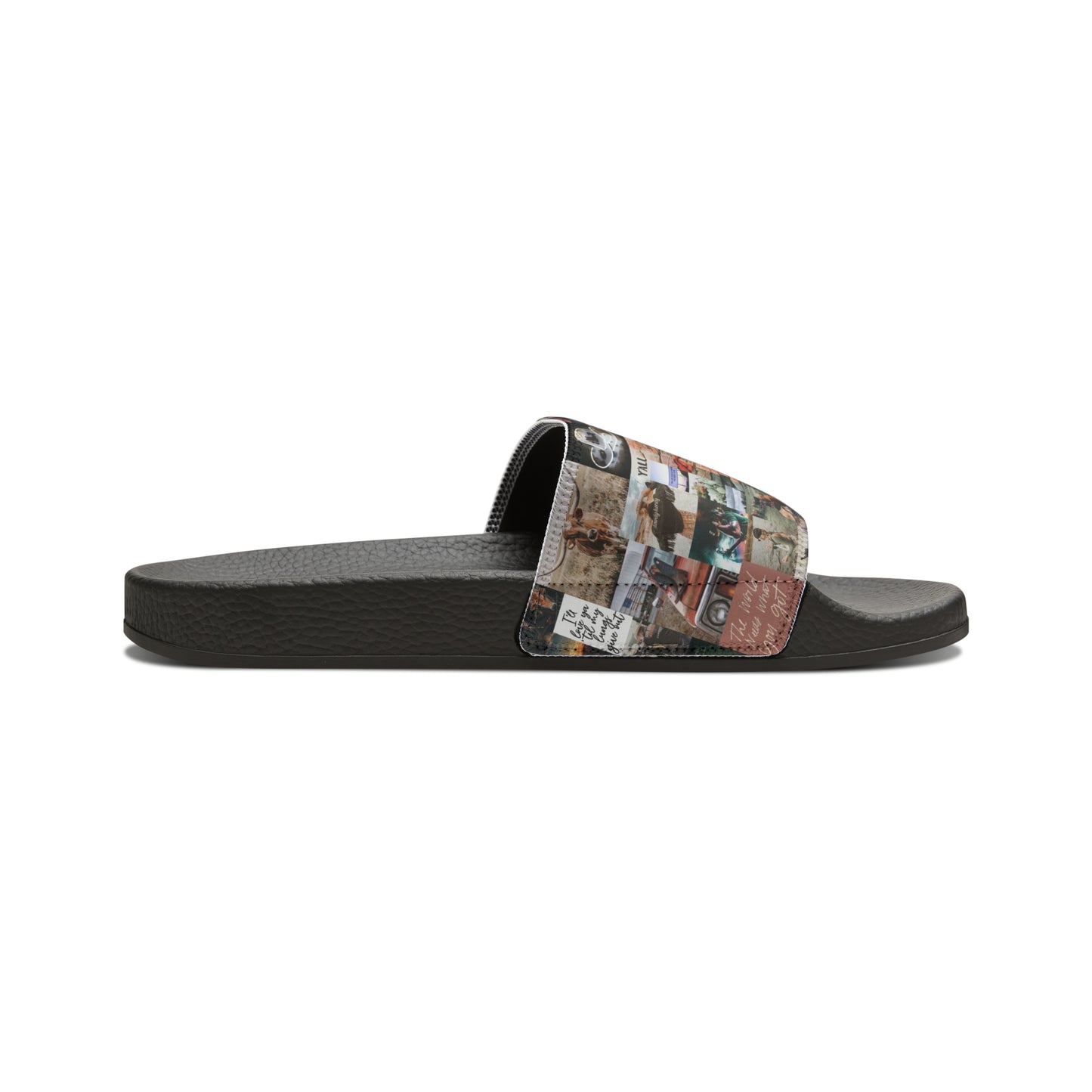 Morgan Wallen Darling You're Different Collage Men's Slide Sandals