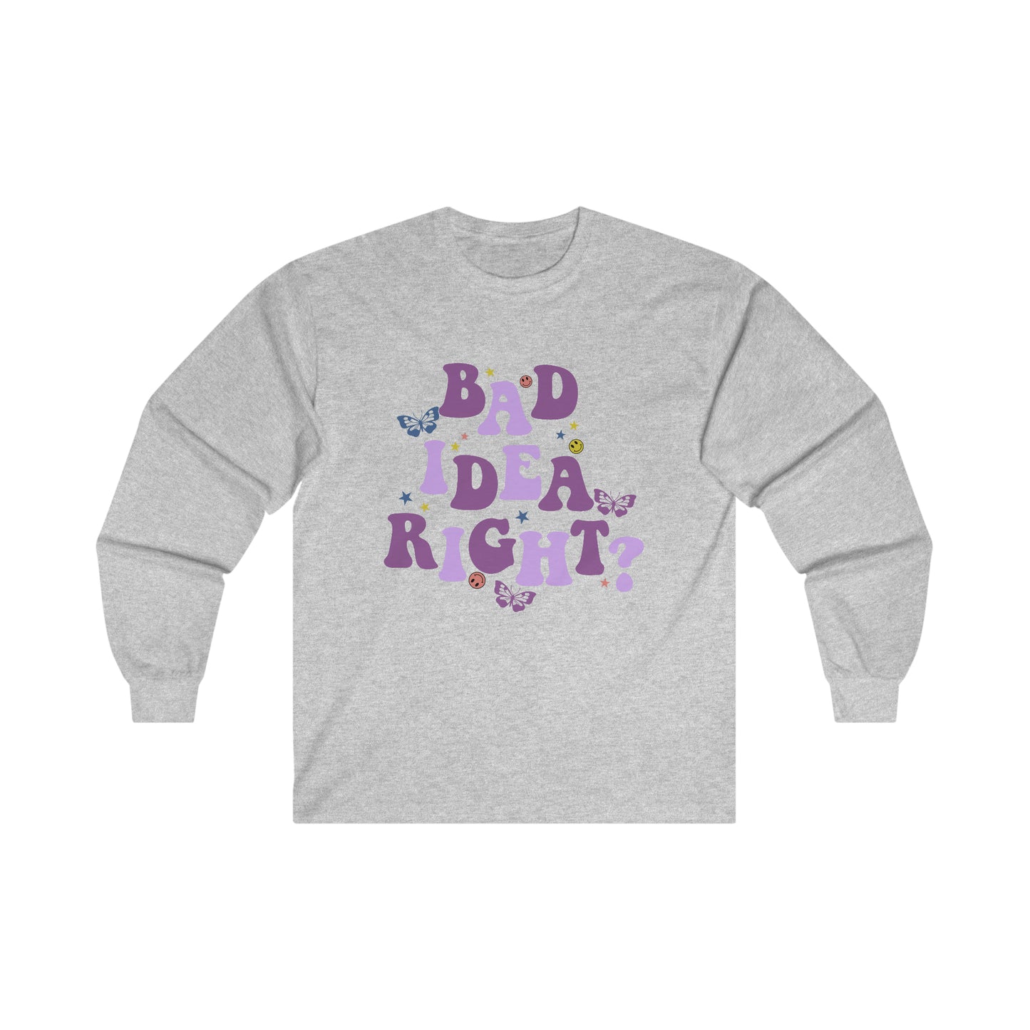 Olivia Rodrigo Bad Idea Right? Ultra Cotton Long Sleeve Tee Shirt