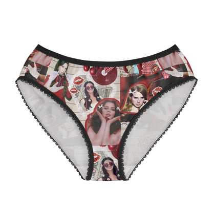 Lana Del Rey Cherry Coke Collage Women's Briefs Panties