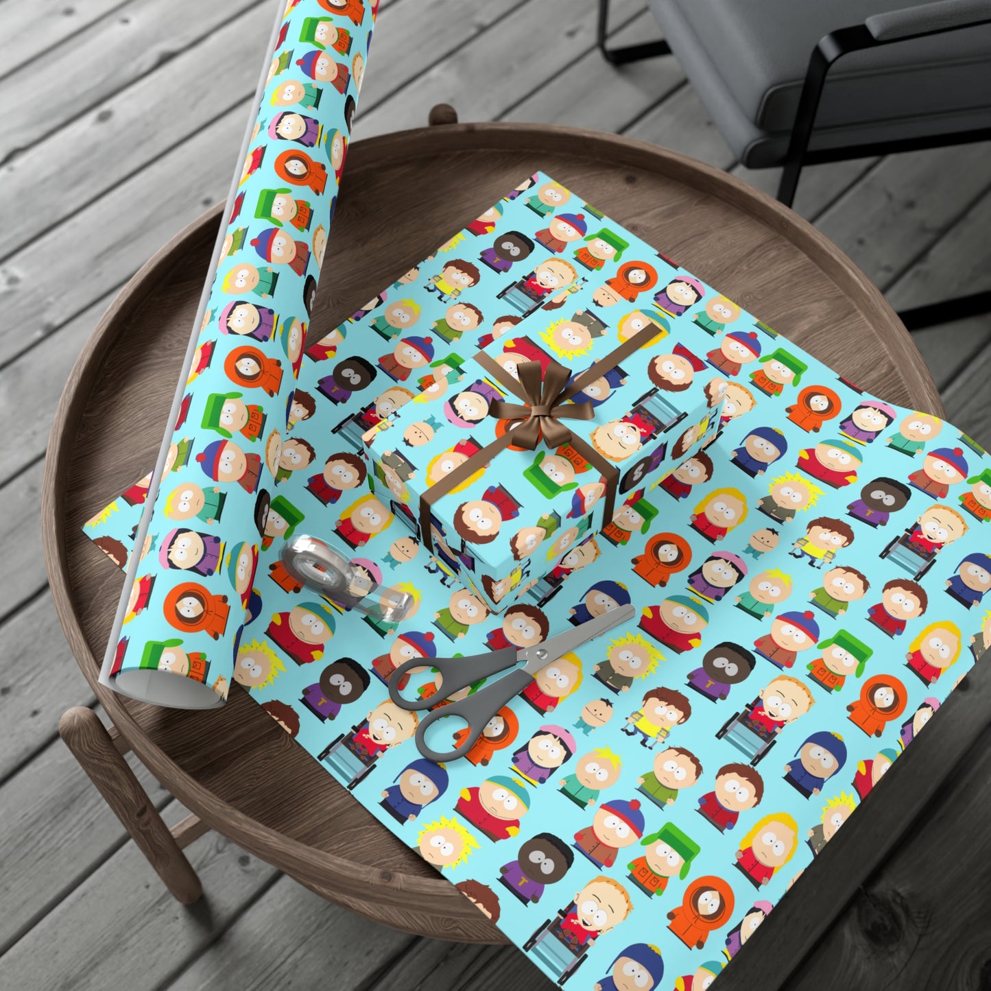 South Park School Kids Ensemble Gift Wrap Paper