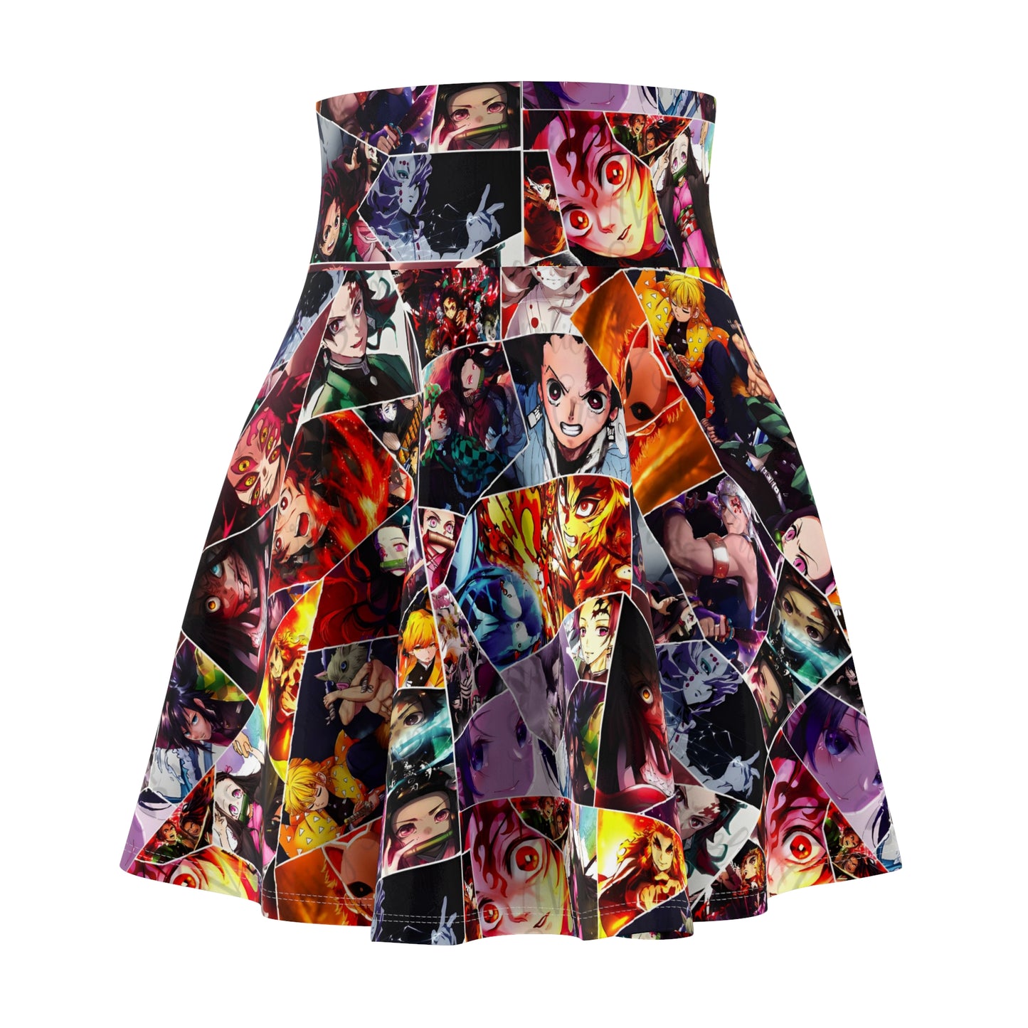 Demon Slayer Reflections Collage Women's Skater Skirt