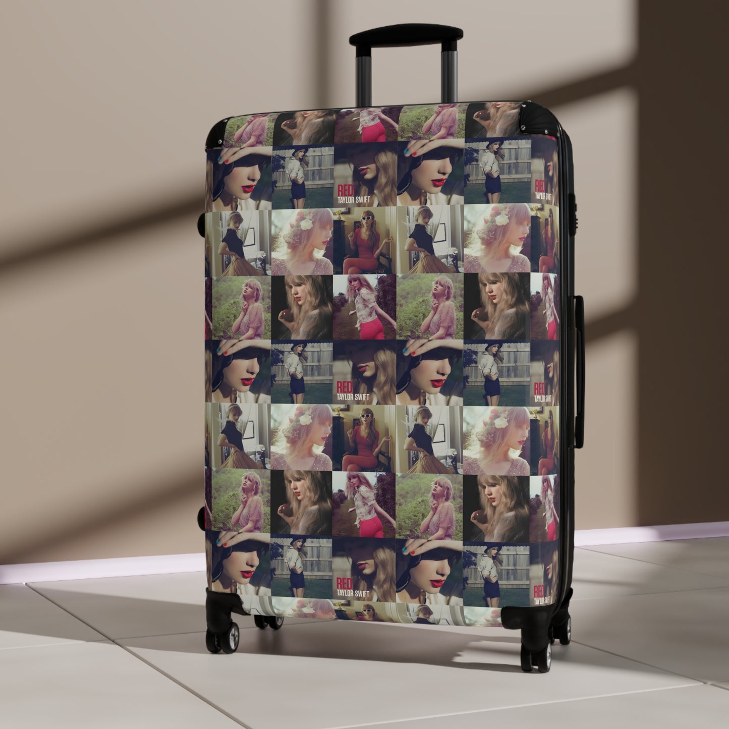 Taylor Swift Red Mosaic Suitcase