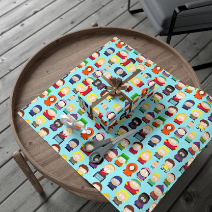 South Park School Kids Ensemble Gift Wrap Paper