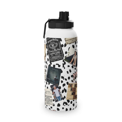 Morgan Wallen Yeehaw Collage Stainless Steel Sports Lid Water Bottle