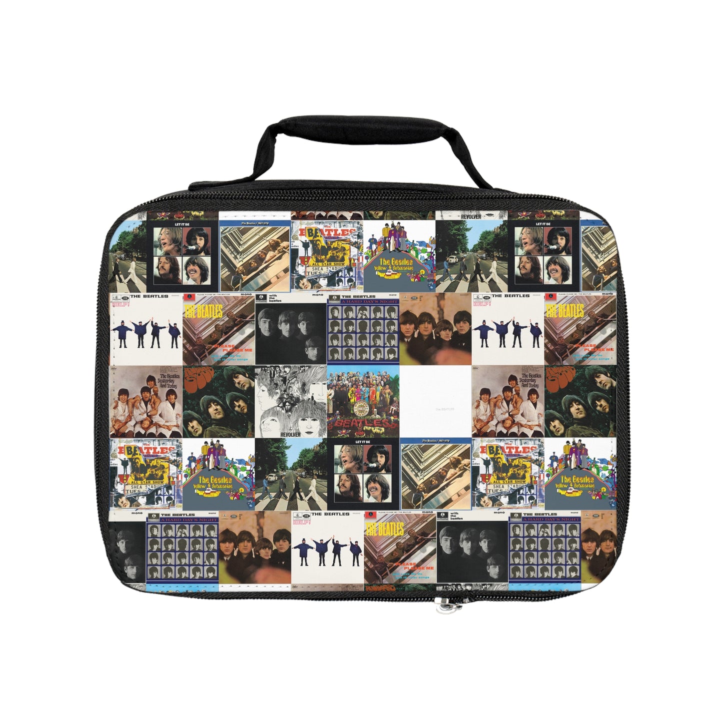 The Beatles Album Cover Collage Lunch Bag