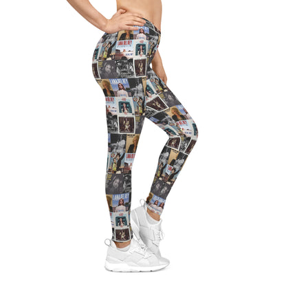 Lana Del Rey Album Cover Collage Women's Casual Leggings