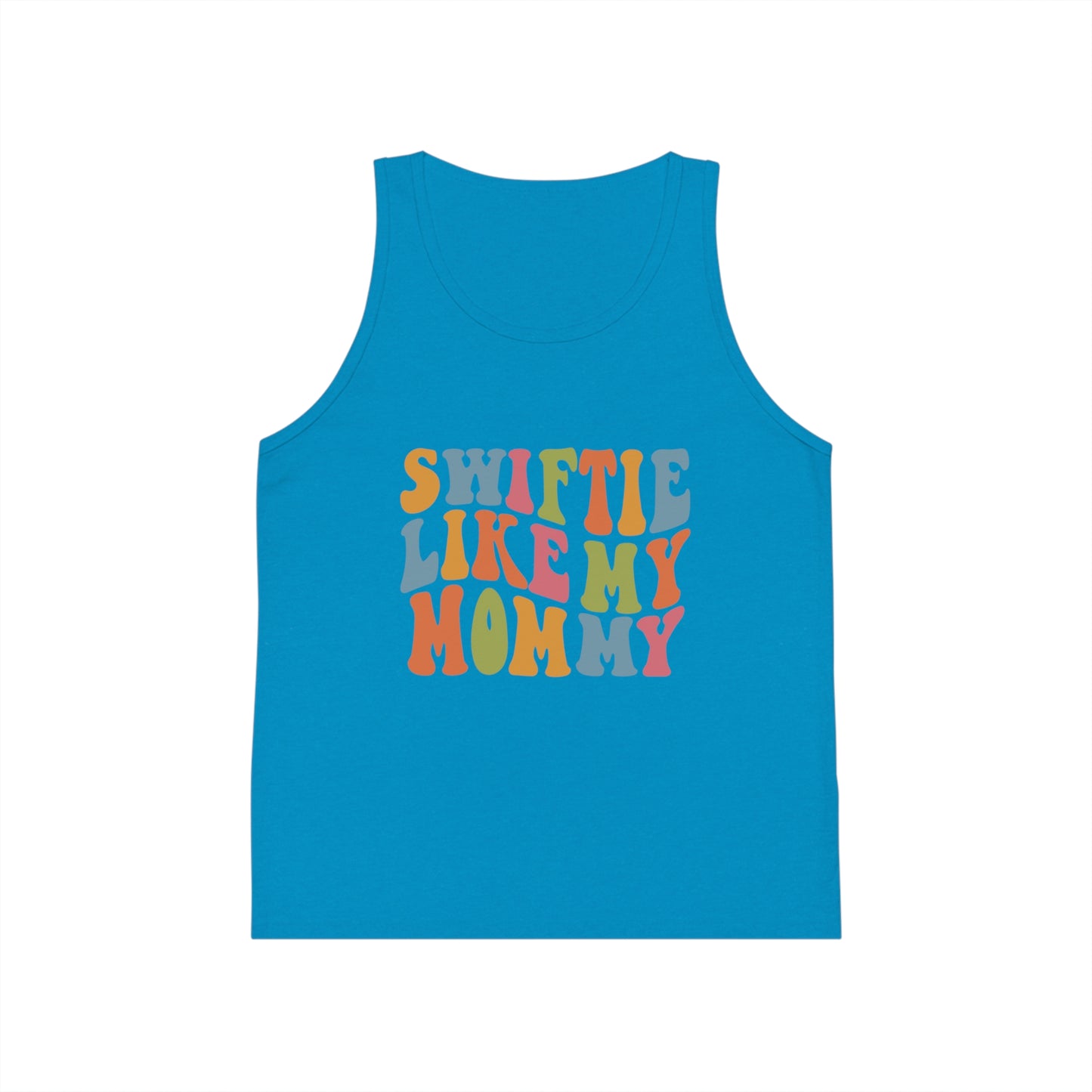 Taylor Swift Swiftie Like My Mommy Kid's Jersey Tank Top