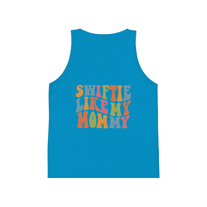 Taylor Swift Swiftie Like My Mommy Kid's Jersey Tank Top