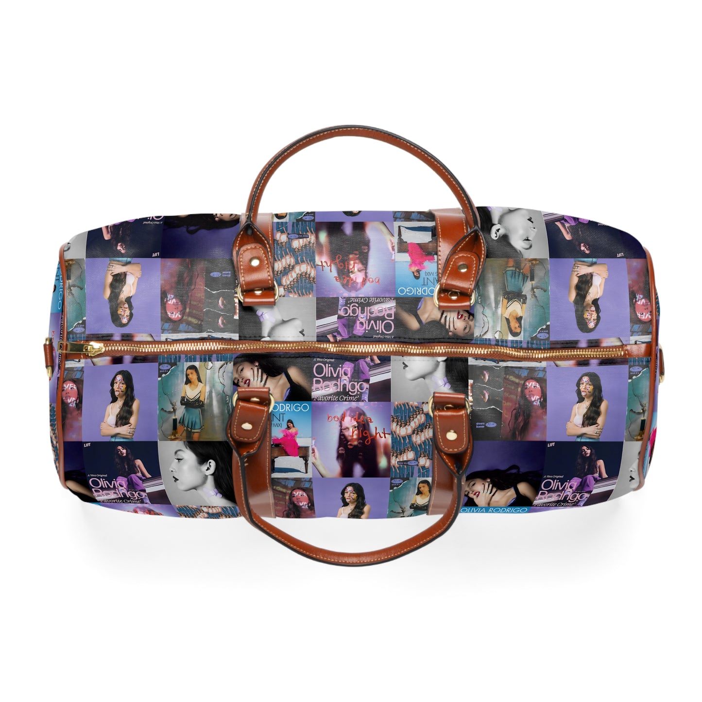 Olivia Rodrigo Album Cover Art Collage Waterproof Travel Bag