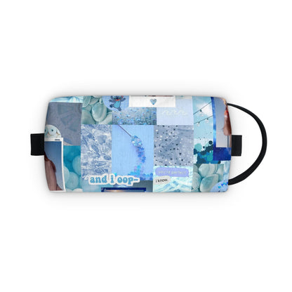 Olivia Rodrigo Light Blue Aesthetic Collage Toiletry Bag